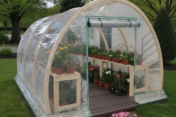 Tunel drewniany 2,5 x 4,5