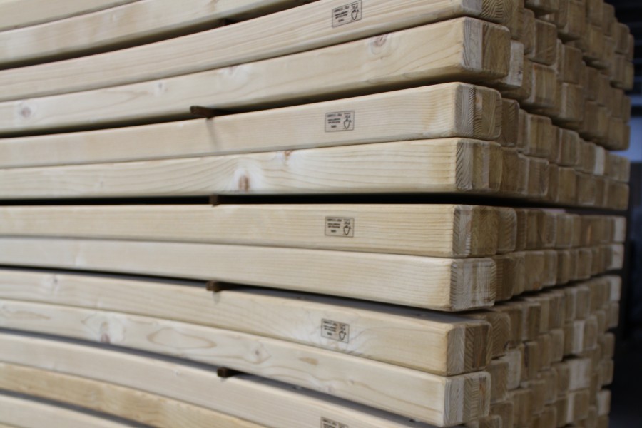 Tunel uprawowy drewniany